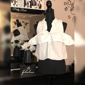 Zara White Collar Shirt